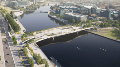 Nantes construit le plus large pont d’Europe, un chantier spectaculaire en plein cœur de la Loire !