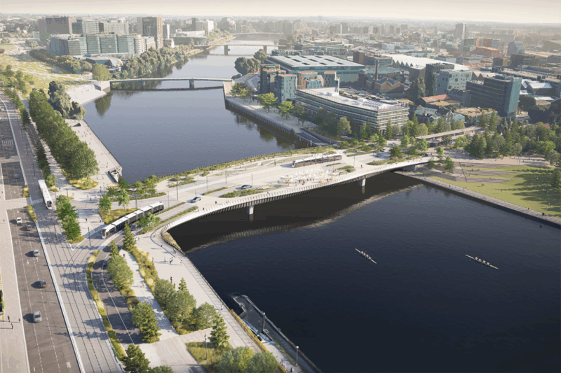 Nantes construit le plus large pont d’Europe, un chantier spectaculaire en plein cœur de la Loire !